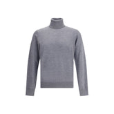 Dsquared² Gray Fleece Wool Turtleneck